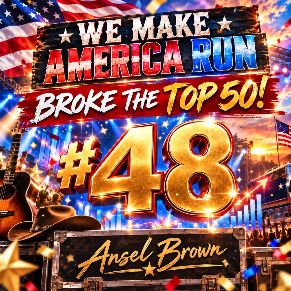 We Make America Run — Broke the Top 50! #48 — Ansel Brown